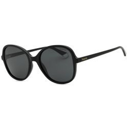 Polaroid, Lentes de Sol, Oval, Mujer, 4136/S Black / Grey PZ