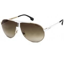Carrera, Lentes de Sol, Aviador, Uni, 1005/S, White Gold / Brown Gradient
