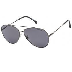 Carrera, Lentes de Sol, Oval, Uni, 183/F/S, Dark Ruthenium Black / Grey