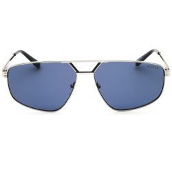 Alternative view of Guess Factory, Lentes de Sol, Rectangular, Uni, GF00044 Shiny Gunmetal / Blue