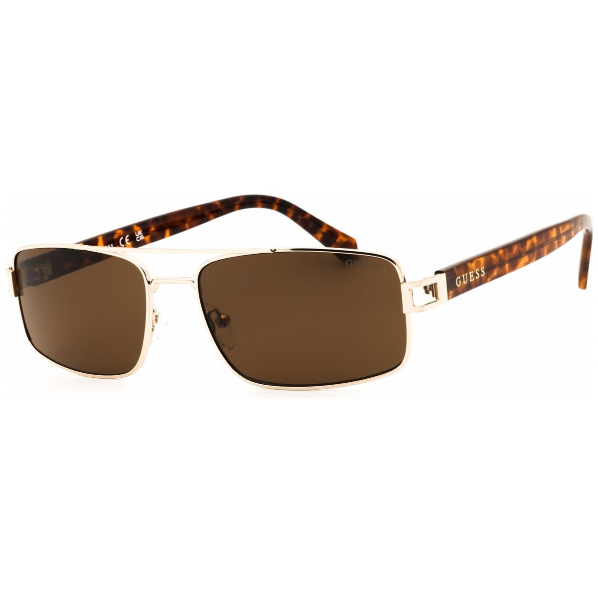 Guess Factory, Lentes de Sol, Rectangular, Uni, GF0069 Gold / Brown