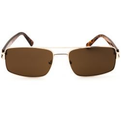 Alternative view of Guess Factory, Lentes de Sol, Rectangular, Uni, GF0069 Gold / Brown