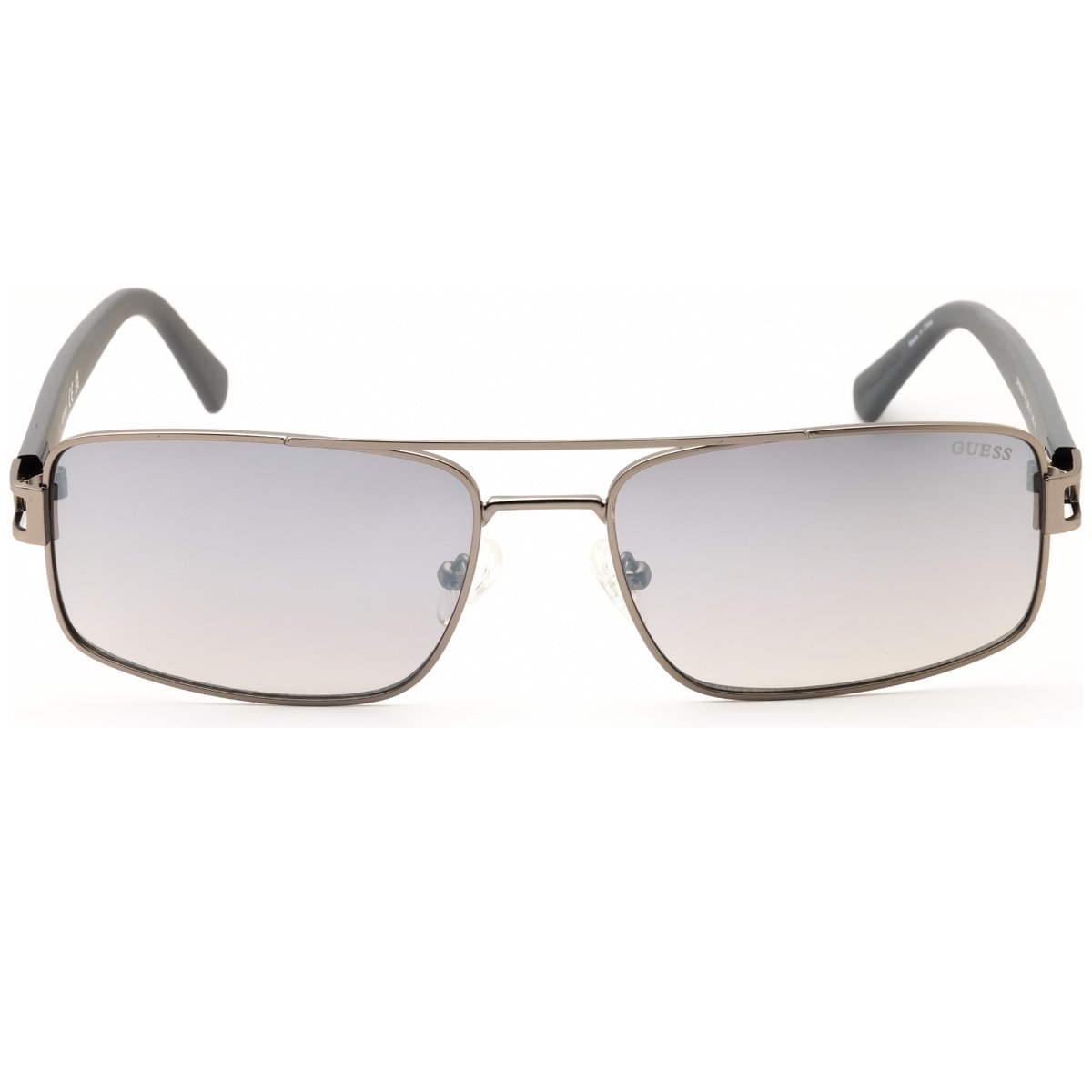 Guess Factory, Lentes de Sol, Rectangular, Uni, GF0069 Matte Light Nickeltin / Smoke Mirror - Imagen 2