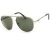 Guess Factory, Lentes de Sol, Aviador, Uni, GF00070 Gold / Green