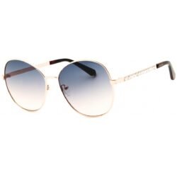 Guess Factory, Lentes de Sol, Redondos, Mujer, GF0075 Shinny Rose Gold / Gradient Blue