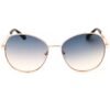 Guess Factory, Lentes de Sol, Redondos, Mujer, GF0075 Shinny Rose Gold / Gradient Blue - Imagen 2