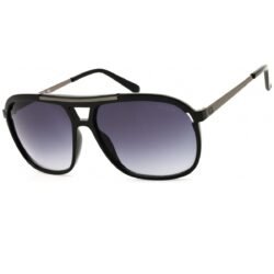 Guess Factory, Lentes de Sol, Oval, Uni, GF5002 Shiny Black / Gradient Smoke