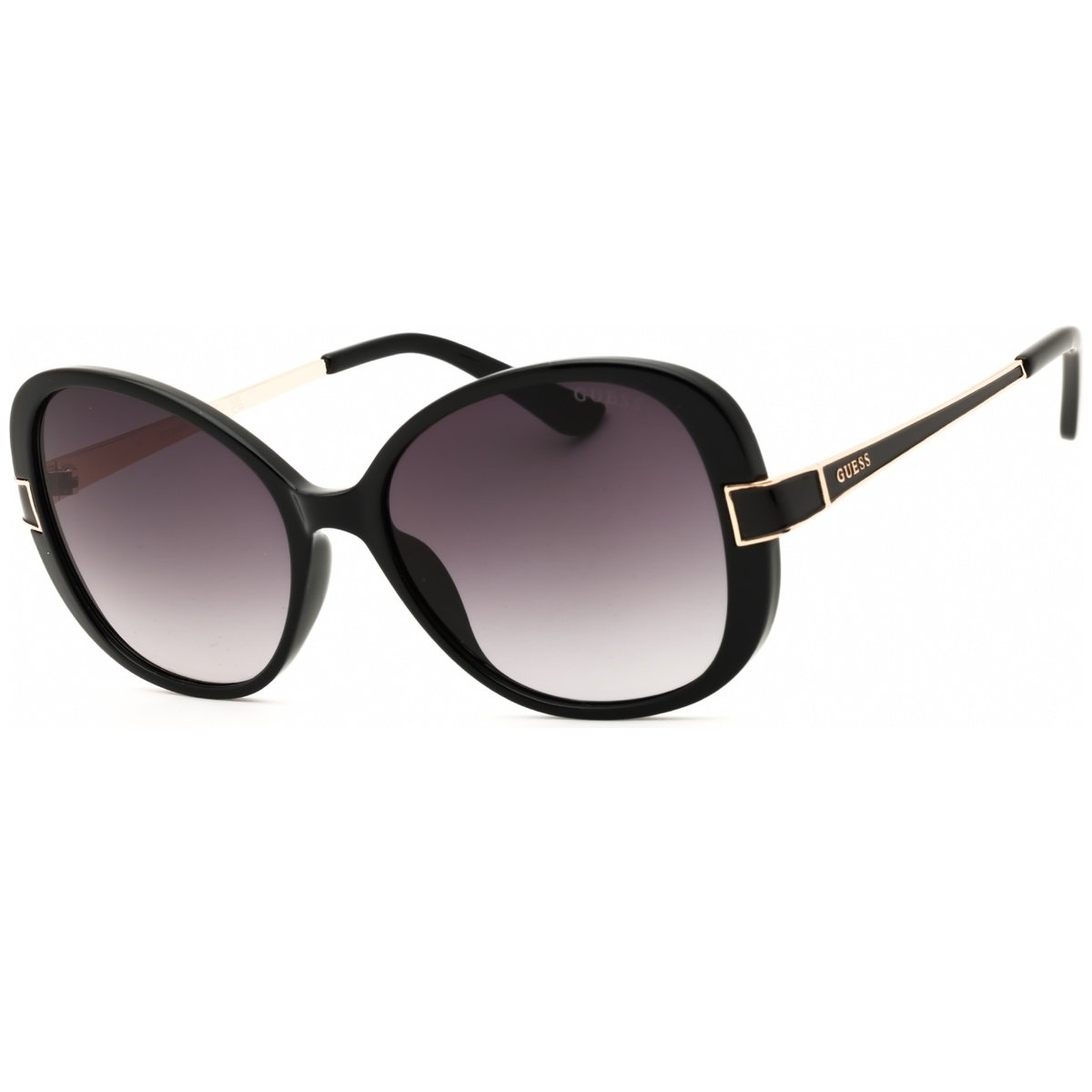 Guess Factory, Lentes de Sol, Cat Eye, Uni, GF6162 Shiny Black / Gradient Smoke