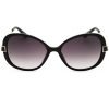 Guess Factory, Lentes de Sol, Cat Eye, Uni, GF6162 Shiny Black / Gradient Smoke - Imagen 2