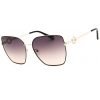 Guess Factory, Lentes de Sol, Rectangular, Mujer, GF6183 Gold / Gradient Smoke