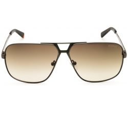 Alternative view of Guess, Lentes de Sol, Mujer, Cat Eye, GU00070 Shiny Gunmetal / Gradient Brown