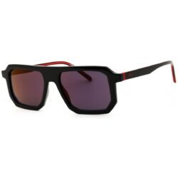 Hugo, Lentes de Sol, Rectangular, Hombre, HG 1312/S Black / Red SP