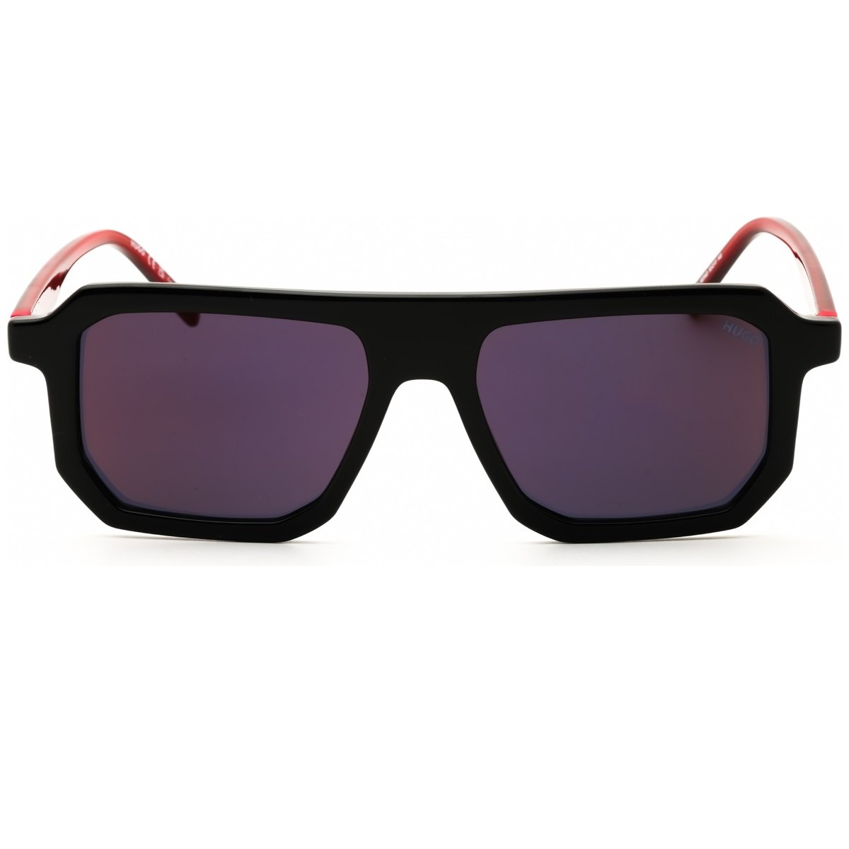 Hugo, Lentes de Sol, Rectangular, Hombre, HG 1312/S Black / Red SP - Imagen 2