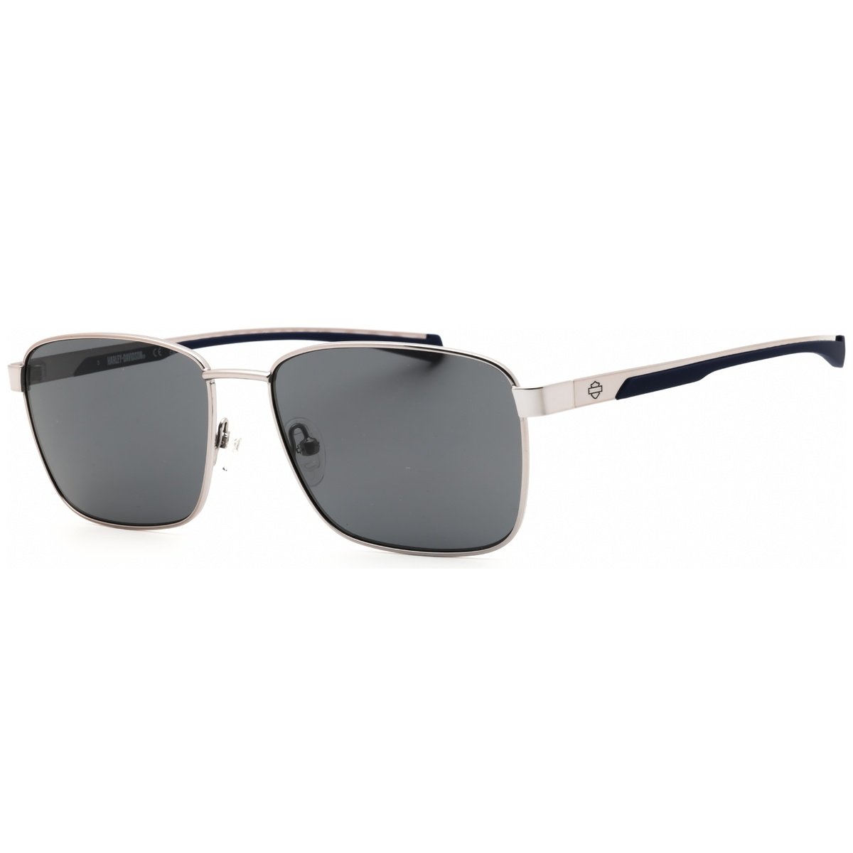Harley Davidson, Lentes de Sol, Rectangular, Uni, HD00033 Matte Light Nickeltin / Smoke