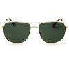 Polaroid, Lentes de Sol, Rectangular, Uni, 6195/G/S Gold Grey / Green - Imagen 2